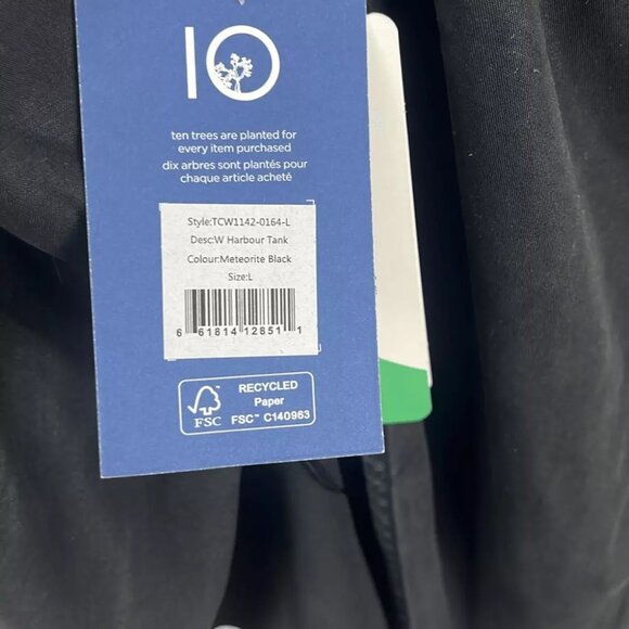 NEW - TenTree Harbour Sleeveless Tank Top with Open Cross Back - Picture 7 of 8